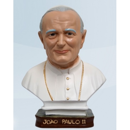 João Paulo II (busto). 20 cm