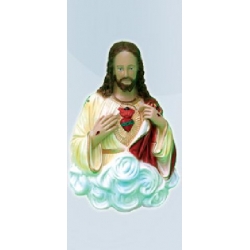 Corazón de Jesús (Busto de Pared) 30cm.