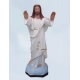 Cristo Abecoando 20cm. (Manto Branco e Vermelho)