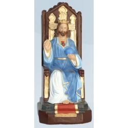 Cristo Rey 20cm. (Azul e Vermelho)