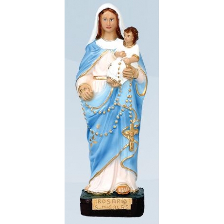 Nossa Senhora Rosario de Sao Nicolas 20cm.